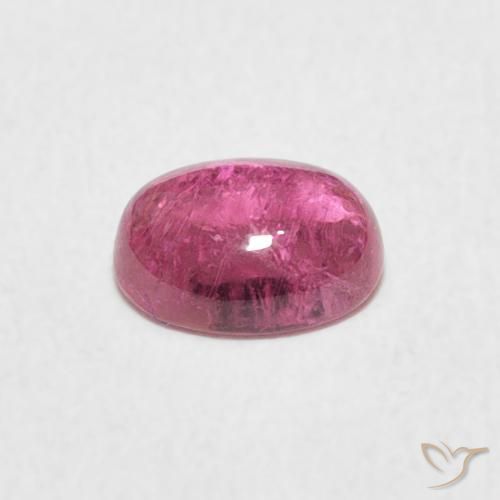 Tourmaline Gemstone in 6.2 x 4.8 mm Size for Sale, Tourmaline Stone in Fruit Punch Red Color
