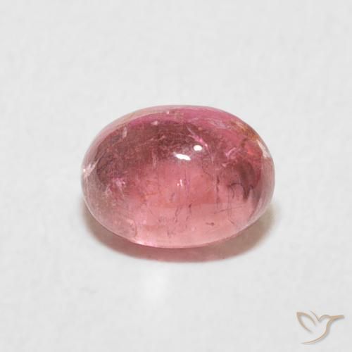 0.80ct Natural Bubblegum Pink Tourmaline, Oval, Transparent