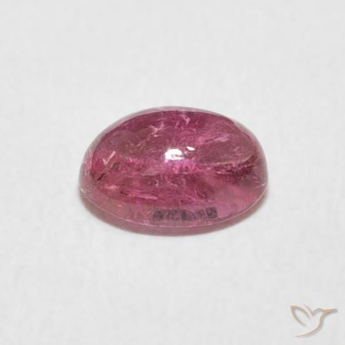 Tourmaline Gemstone in 6.3 x 4.8 mm Size for Sale, Tourmaline Stone in Fruit Punch Red Color