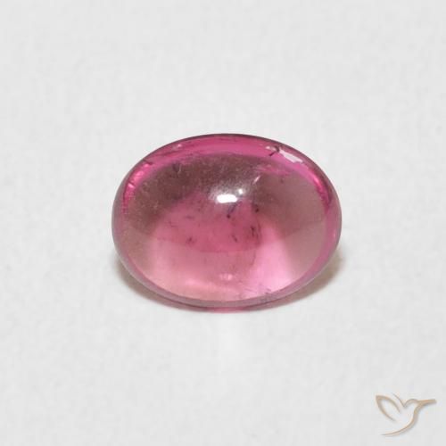 0.64ct Natural Hot Pink Tourmaline, Oval, Transparent