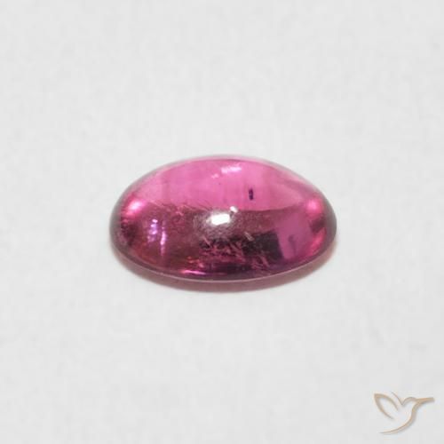 Tourmaline Gemstone in 6.5 x 5 mm Size for Sale, Tourmaline Stone in Hot Pink Color