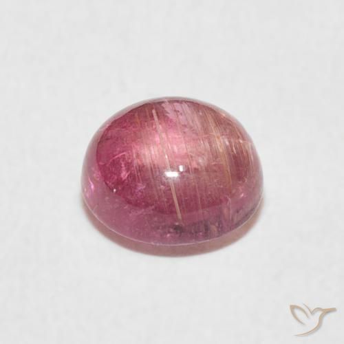 Tourmaline Gemstone in 6.5 mm (calibrated) Size for Sale, Tourmaline Stone in Hot Pink Tone Color