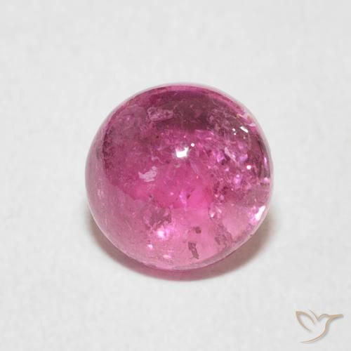 1.45ct Natural Medium Purple Tourmaline, Round, Transparent