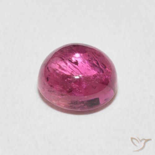 Tourmaline Gemstone in 6.5 mm (calibrated) Size for Sale, Tourmaline Stone in Hot Pink Color