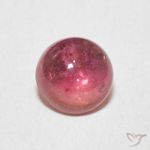 1.18ct Natural Carmesim Profundo Turmalina, Redondo, Transparente, Photo A