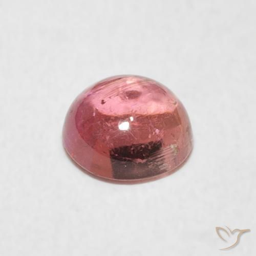 Tourmaline Gemstone in 6 mm (calibrated) Size for Sale, Tourmaline Stone in Medium Pink Color