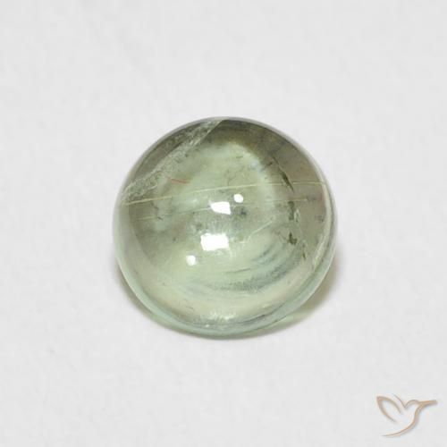 0.78ct Natural Light Hazel Green Tourmaline, Round, Transparent