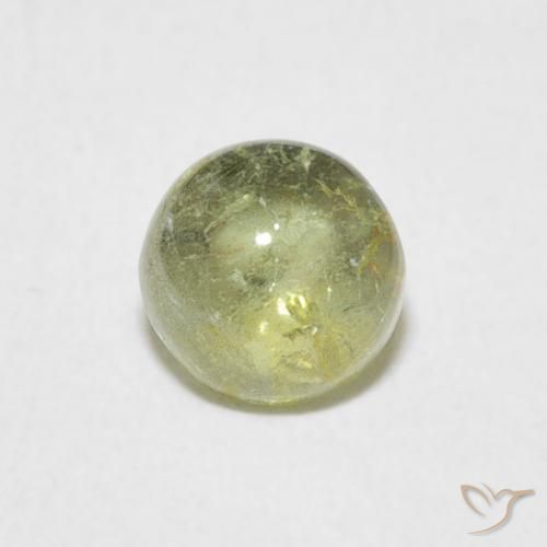 0.97ct Natural Earth Green Tourmaline, Round, Transparent