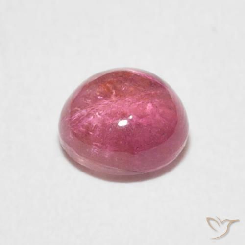 Tourmaline Gemstone in 5.7 mm Size for Sale, Tourmaline Stone in Hot Pink Tone Color