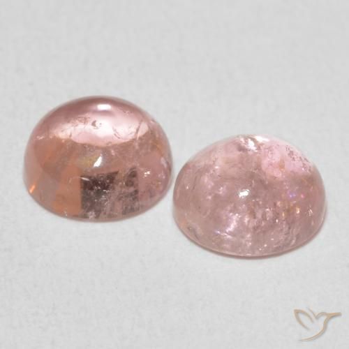 Tourmaline Gemstones in 6 mm (calibrated) Size for Sale, Tourmaline Stones in Rose Pink Color