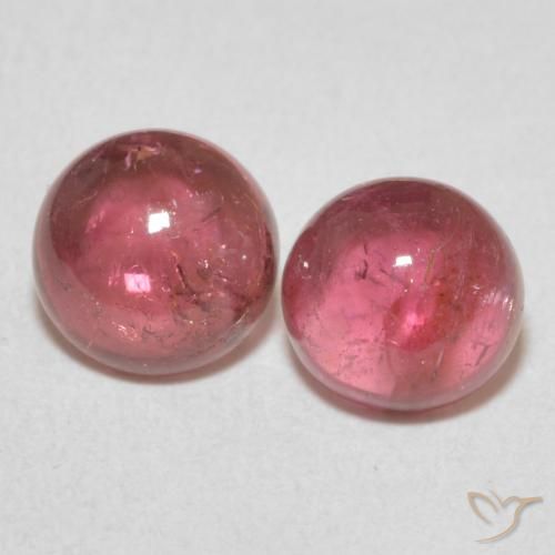 2.21ctw Natural Medium Pink Tourmaline, Round, Transparent