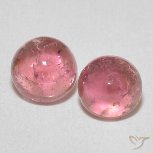 2.15ctw Natural Bubblegum Pink Tourmaline, Round, Transparent