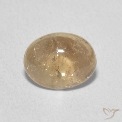 1.96ct Natural Gold Tourmaline, Oval, Transparent