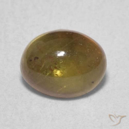 0.84ct Natural Peanut Brown Tourmaline, Oval, Transparent