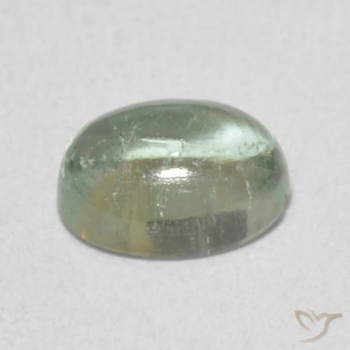 Tourmaline Gemstone in 6.5 x 5.1 mm Size for Sale, Tourmaline Stone in Light Green Color