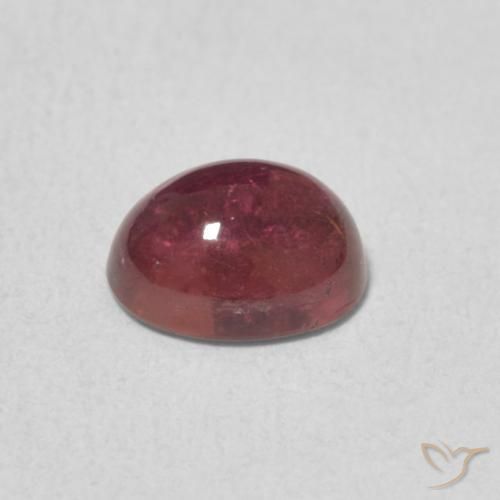 Tourmaline Gemstone in 7.1 x 5.6 mm Size for Sale, Tourmaline Stone in Merlot Red Color