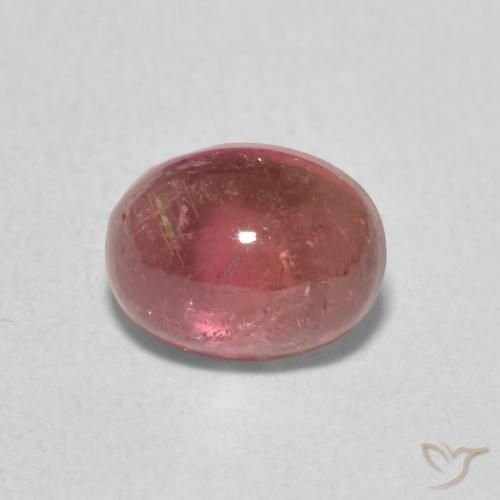 1.37ct Natural Deep Hot Pink Tourmaline, Oval, Transparent