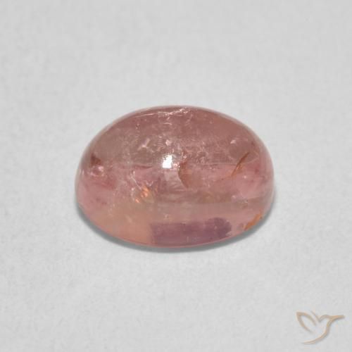 Tourmaline Gemstone in 7.7 x 5.9 mm Size for Sale, Tourmaline Stone in Flamingo Pink Color