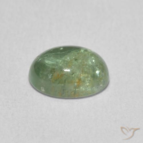 Tourmaline Gemstone in 7.7 x 5.7 mm Size for Sale, Tourmaline Stone in Light Green Color
