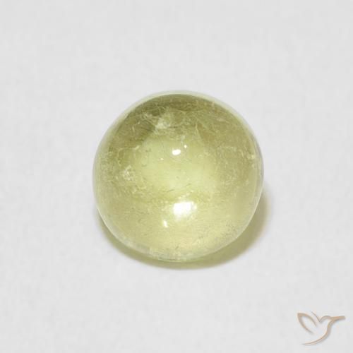 1.06ct Natural Light Green Tourmaline, Round, Transparent