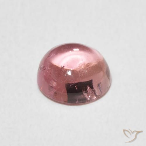 Tourmaline Gemstone in 5.7 mm Size for Sale, Tourmaline Stone in Orange Pink Color