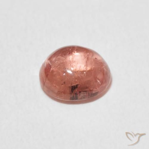 Tourmaline Gemstone in 6 mm (calibrated) Size for Sale, Tourmaline Stone in Pink Orange Color