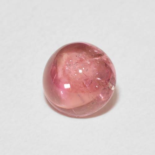0.94 ct Pink Tourmaline Stone, Natural Tourmaline in Round Cabochon Shape for Sale