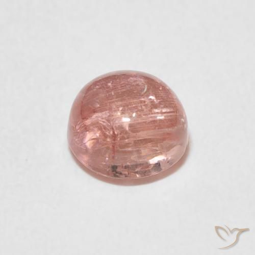 Tourmaline Gemstone in 6 mm (calibrated) Size for Sale, Tourmaline Stone in Earthy Pink Color