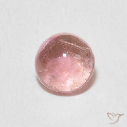 1.02ct Natural Light Hot Pink Tourmaline, Round, Transparent
