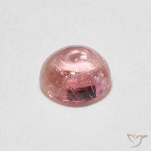 Tourmaline Gemstone in 6 mm (calibrated) Size for Sale, Tourmaline Stone in Light Hot Pink Color