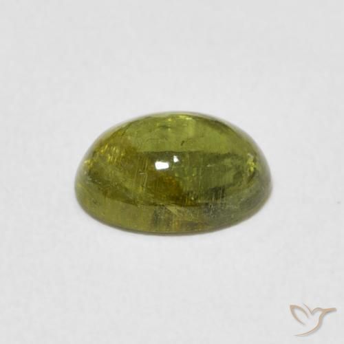 Tourmaline Gemstone in 8 x 6 mm (calibrated) Size for Sale, Tourmaline Stone in Medium Green Color