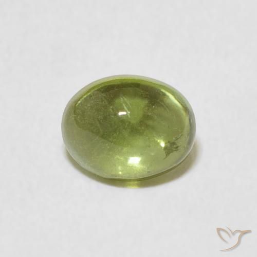0.79ct Natural Olive Green Tourmaline, Oval, Transparent