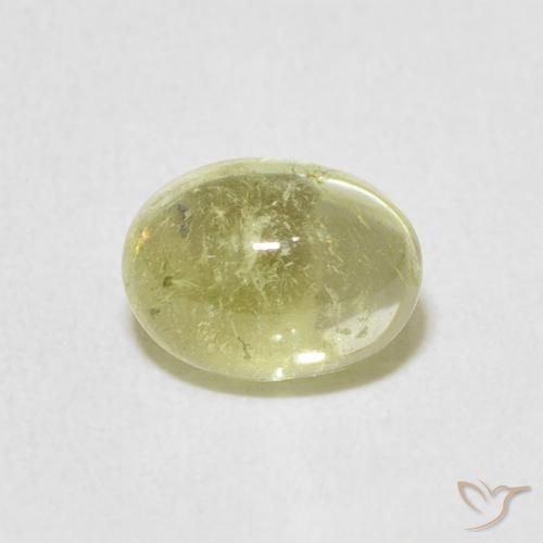 1.36ct Natural Light Yellow Tourmaline, Oval, Transparent