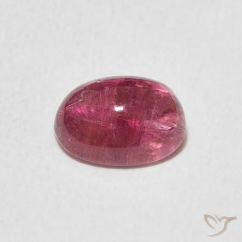 Tourmaline Gemstone in 7.2 x 5.7 mm Size for Sale, Tourmaline Stone in Deep Crimson Color