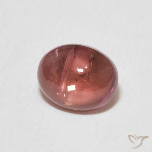 1.38 ct Pink Tourmaline Stone, Natural Tourmaline in Oval Cabochon Shape for Sale