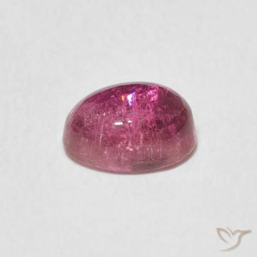 Tourmaline Gemstone in 6.6 x 5 mm Size for Sale, Tourmaline Stone in Pinkish Purple Color