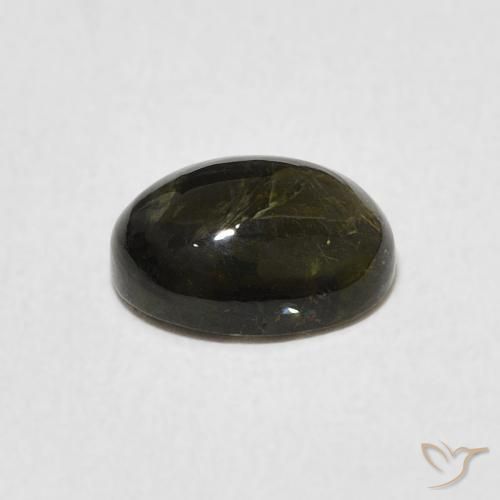 Tourmaline Gemstone in 8 x 6 mm (calibrated) Size for Sale, Tourmaline Stone in Dark Green Color