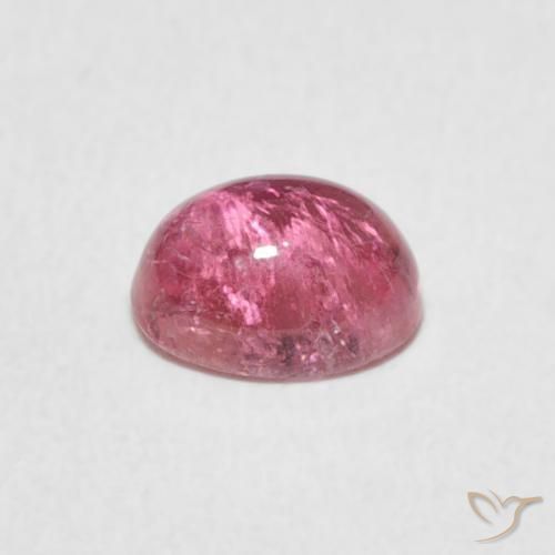 Tourmaline Gemstone in 6.3 x 4.9 mm Size for Sale, Tourmaline Stone in Bubblegum Pink Color