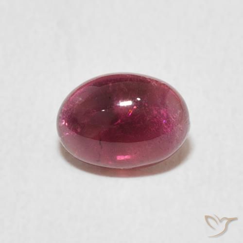 0.76ct Natural Deep Magenta Tourmaline, Oval, Transparent