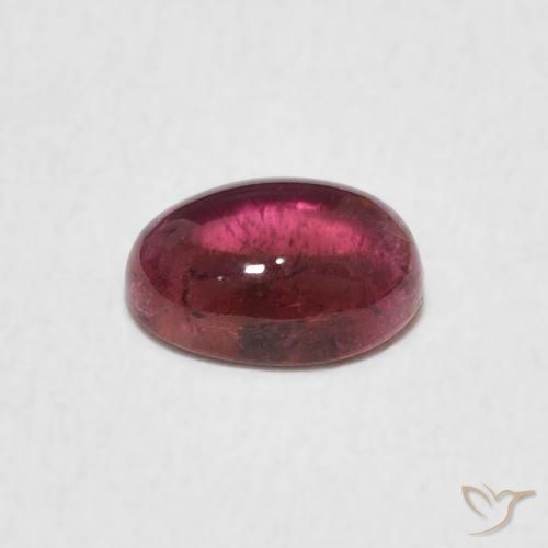 Tourmaline Gemstone in 6.5 x 4.8 mm Size for Sale, Tourmaline Stone in Deep Magenta Color