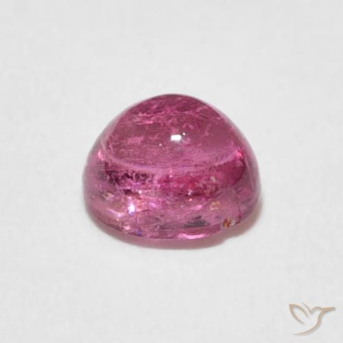 Tourmaline Gemstone in 5.9 x 5.1 mm Size for Sale, Tourmaline Stone in Bubblegum Pink Color