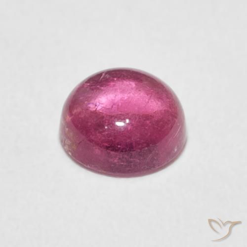 Tourmaline Gemstone in 6 mm (calibrated) Size for Sale, Tourmaline Stone in Medium Pink Color