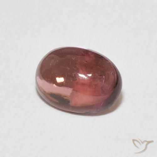 1.12 ct Pink Tourmaline Stone, Natural Tourmaline in Oval Cabochon Shape for Sale