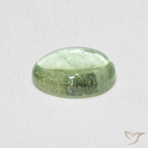 Tourmaline Gemstone in 7.6 x 5.7 mm Size for Sale, Tourmaline Stone in Pale Yellowish Green Color