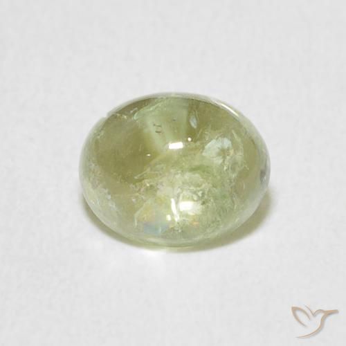1.23ct Natural Light Green Tourmaline, Oval, Transparent