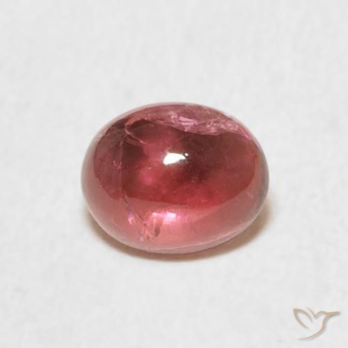 0.92ct Natural Medium Pink Tourmaline, Oval, Transparent