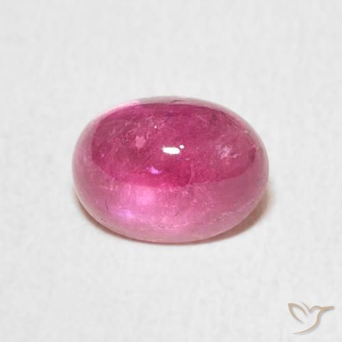 1.53ct Natural Deep Magenta Tourmaline, Oval, Transparent