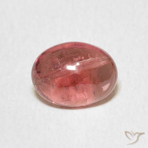 1.28ct Natural Orangish Pink Tourmaline, Oval, Transparent