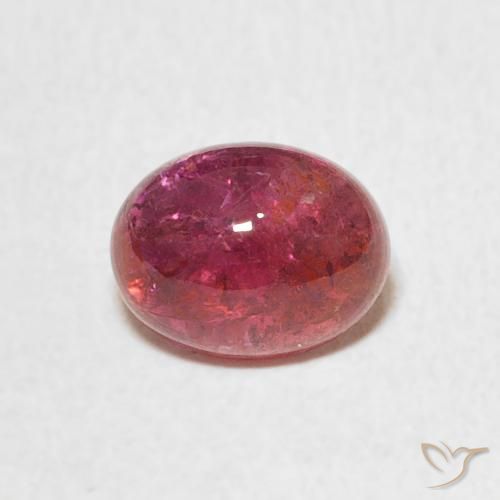 1.70ct Natural Orangish Pink Tourmaline, Oval, Transparent