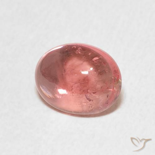 1.71 ct Pink Tourmaline Stone, Natural Tourmaline in Oval Cabochon Shape for Sale